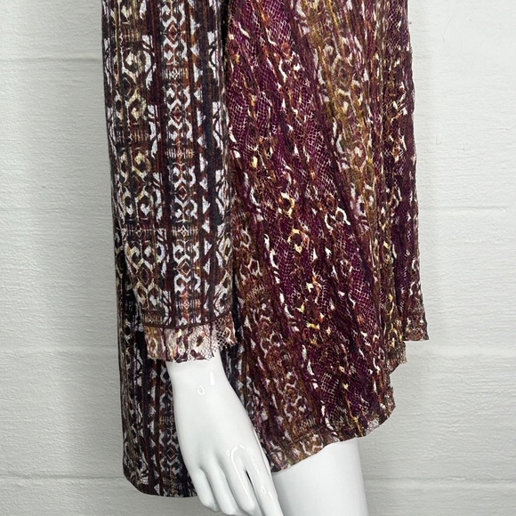 Multiples Geometric Print Top Multicolor Size 1X Pullover Shirt Women's - Picture 12 of 16